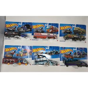 2022 Hot Wheels Super Rigs Complete Set of 6 Car-Nival Steamer, Cruisin Illusion